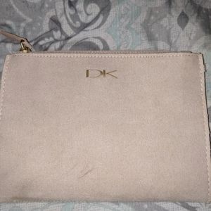 Donna Karan suede wallet